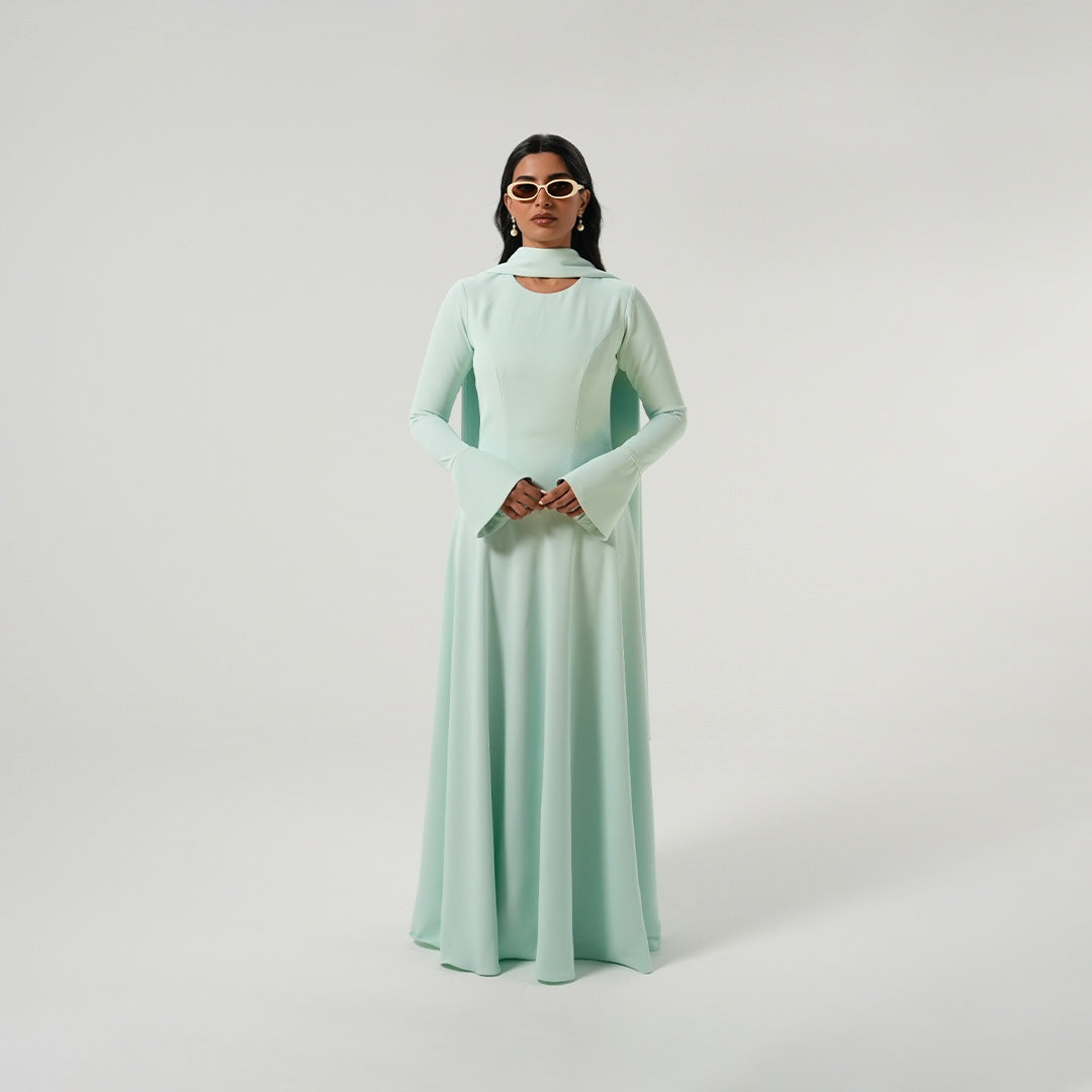 Classic Flared Maxi Dress – The Style Vault
