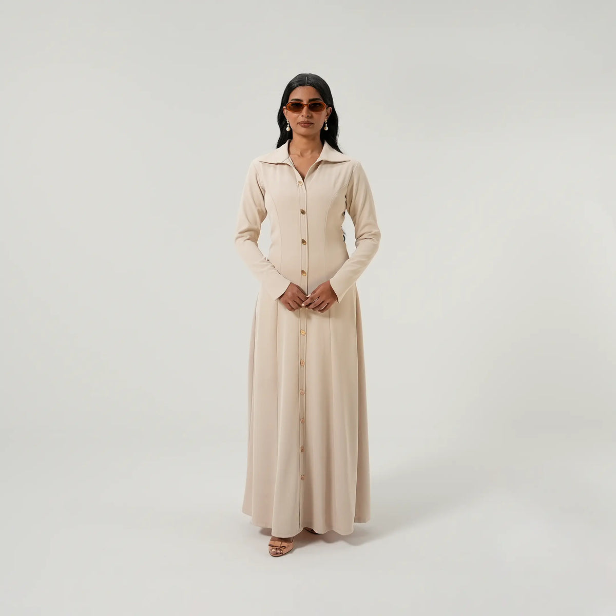 silk chiffon maxi dress Lindsey Brown Mykonos Silk Chiffon Maxi Dress In Aqua And Pink – Izzi of  Baslow